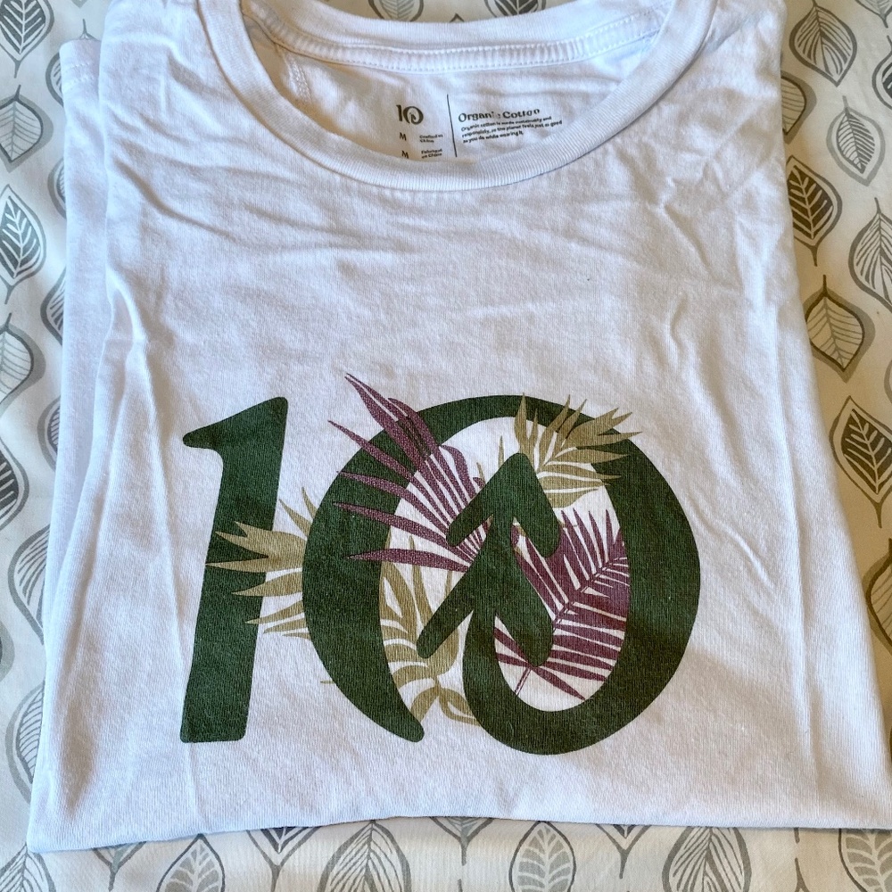 10 Tree Logo Organic Cotton T-Shirt